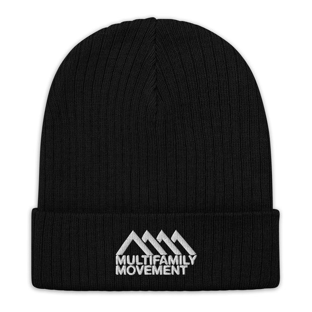 Multifamily Movement Ribbed Knit Beanie